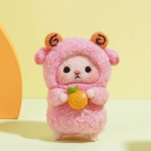 Needle Felting Sheep Doll Kit